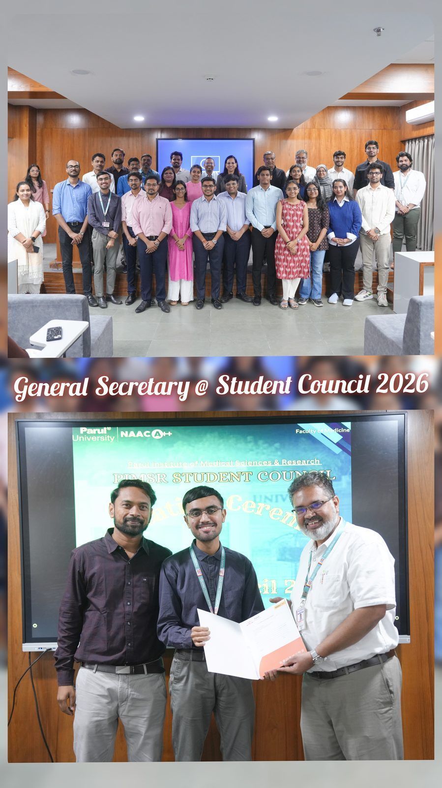 General Secretary PIMSR Student Council 2026